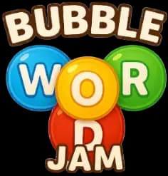 Bubble Word Jam Logo